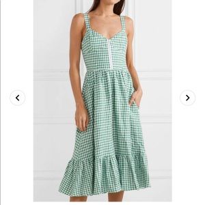 Reformation Dolci Linen Gingham dress
